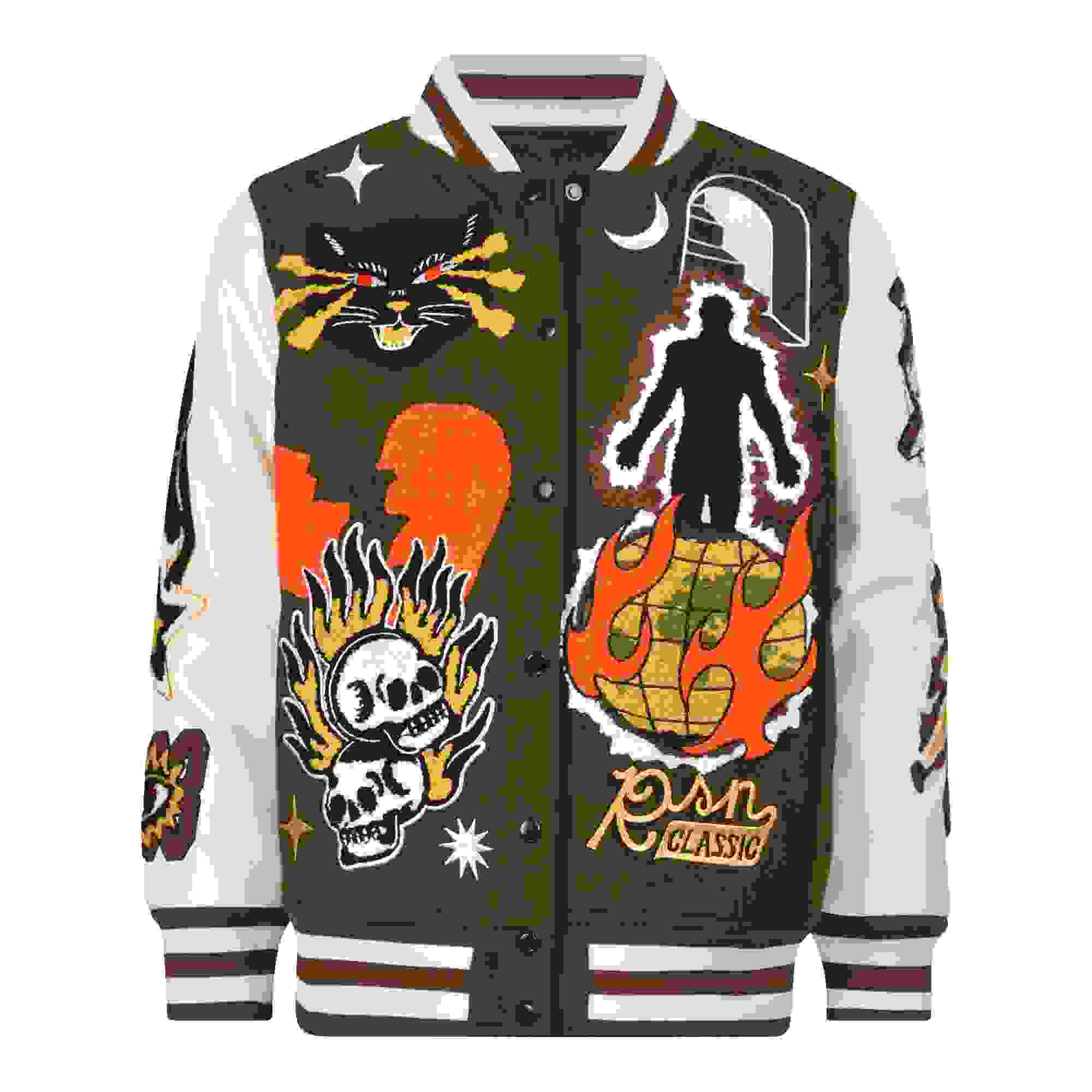 Reason Varsity Big Boys' Olive Jacket